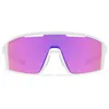 Image de Rapha - Sestri Glasses - Lunettes vélo White / Pink Blue Lens - Taille unique