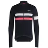 Image de Rapha - Men's Brevet Long Sleeve Jersey - Maillot vélo homme Dark Navy / High-Vis Pink / White - XXL