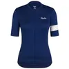 Image de Rapha - Women's Core Jersey - Maillot vélo femme Blue / White Stripe - M
