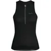 Image de Rapha - Women's Half Zip Tank - Débardeur femme Black / Black - S