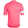 Image de Rapha - Men's Core Lightweight Jersey - Maillot vélo homme High-Vis Pink / White - S