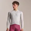 Image de Rapha - Men's Pro Team Long Sleeve Lightweight Jersey III - Maillot vélo homme Silver / Quartz - XL