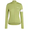 Image de Rapha - Women's Core Thermal Long Sleeve Jersey - Maillot vélo femme Fern / White - S