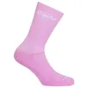 Image de Rapha - Logo Socks - Chaussettes vélo Deep Magenta / White - XL