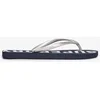 Image de Superdry Femme Logo En Relief Code Core Sport Tongs, Bleu Marine & Argent, Pointure: S