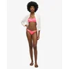 Image de Superdry Femme Bas de Bikini Tie & Dye Recyclé Rose/blanc Taille: 40