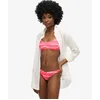 Image de Superdry Femme Haut de Bikini Tie & Dye Recyclé Rose Taille: 36