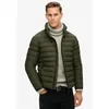 Image de Superdry - Fuji Print Padded Jacket - Doudoune homme Dark Moss Green - 3XL