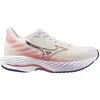 Image de Mizuno - Wave Rider 28 - Chaussures running femme Snow White / Camellia Rose / Vintage Indigo - 40.5