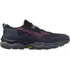 Image de Mizuno - Wave Daichi 9 GTX - Chaussures trail femme Baritone Blue / Calypso Coral / Iris Bloom - 36