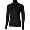 Image de Haut d'entraînement 1/4 zip femme Mizuno Core Impulse Noir M J2GAC71609