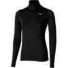 Image de Mizuno - Core Impulse Half Zip Long Sleeve Tee - T-shirt femme Black - XL