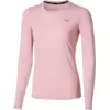 Image de Mizuno - Core Impulse Long Sleeve Tee - T-shirt femme Bleached Mauve - S