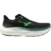 Image de Mizuno - Wave Sky 9 - Chaussures running homme Black / Goblin Green / Alpine Green - 40.5