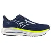 Image de Mizuno - Wave Rider 29 - Chaussures running homme Estate Blue / White / Lightning Yellow - 51