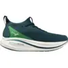 Image de Mizuno - Neo Vista 2 - Chaussures running homme Reflecting Pond / White / Goblin Green - 41