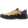 Image de Mizuno - Wave Daichi 9 - Chaussures trail homme Sunburn / Fortune Yellow / North Atlantic - 45