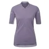 Image de Rab - Women's Cindercrino Zip Tee - Maillot vélo femme Purple Sage - XS