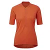 Image de Rab - Women's Cindercrino Zip Tee - Maillot vélo femme Red Grapefruit - XL