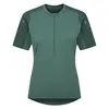 Image de Rab - Women's Cinder Tract Jersey - Maillot vélo femme Green Slate / Eucalyptus - M