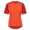 Image de Rab - Women's Cinder Tract Jersey - Maillot vélo femme Tuscan Red / Red Grapefruit - M