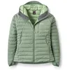 Image de Rab - Microlight Windstopper Hoody - Doudoune femme Dark Fig Green - S