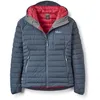 Image de Rab - Microlight Windstopper Hoody - Doudoune femme Steel - XS