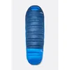 Image de Rab - Ascent -18C / 0F - Sac de couchage homme Tempest Blue / Maya Blue - Long - Ouverture gauche