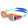 Image de Speedo Biofuse 2.0 Mirror Lunettes de natation pour Mixte Enfant, Orange/Bleu, One Size en occasion ou reconditionné