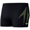 Image de Speedo - Eco Endurance+ HyperBoom Placement - Maillot de bain natation homme Black / Hyper Yellow - US 36