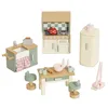 Image de Le Toy Van Puppenhausküche, 3 Jahre, pädagogisches Spiel, 20-teiliges Holzmöbelset, umweltfreundliches Spielzeug, Montessori, inklusive Einrichtung und Zubehör en occasion ou reconditionné
