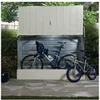 Image de Abri à vélos en métal crème 1,74 mètres carrés - 1750l -
