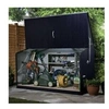 Image de Coffre de rangement en métal storegard anthracite 1,74 mètres carrés - 1500l
