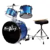 Image de Music Alley Batterie Junior pour enfant Bleu