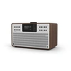 Image de REVO - SUPERCD - Radio Réveil matin DAB / DAB+ / FM (RDS) / Bluetooth / Multiroom / Lecteur CD - NOYER / ARGENT