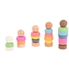 Image de Personnes de la communauté en bois arc-en-ciel - Pk5 / 25 pièces