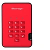 Image de diskAshur² - SSD - chiffré - 512 Go - externe (portable) - USB 3.1 - FIPS 197, 256-bit AES-XTS - rouge passion - Conformité TAA
