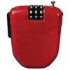 Image de Hiplok serrure de câble combinaison de chiffres en acier FX1000 mm rouge