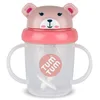 Image de TUM TUM Tasse avec paille lestée, Tasse anti-fuite, Tasse d’Apprentissage pour Bébé, Couvercle Rabattable, Paille en Silicone (Besty l’Ours 200ml) en occasion ou reconditionné