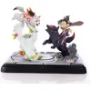 Image de Figurine First 4 Figures Okamiden Chibiterasu Vs. Dark Chibiterasu & Possessed Kuni Blanc 33 cm F4FOKCVDST