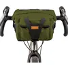 Image de Restrap - Bar Pack - Sacoche guidon vélo Olive - 10 L