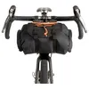 Image de Restrap - Bar Bag - Sacoche guidon vélo Black - Orange - Small