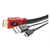 Image de Prif Gaming Cable Pack - Kit de câbles alimentation/audio/vidéo - blindé - pour Sony PlayStation 4, Sony PlayStation 4 Pro, Sony PlayStation 4 Slim
