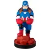 Image de Figurine avec support de serrage câble Exquisite Gaming Marvel Captain America Bleu 20 cm 5060525893827