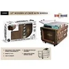 Image de Retro Musique KXRM 25 caisse en bois pour 100 disques vinyles