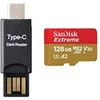 Image de Extreme carte mémoire Micro SDXC 128 Go A2 Classe 10 U3 V30 vitesse de lecture 190Mo/s ,écriture 90Mo/s lecteur MICRO SDXC TYPC C inclus