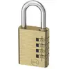 Image de Cadenas Smith & Locke à combinaison, à anse fermée, en laiton 40mm