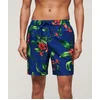 Image de Superdry Homme Short de Bain à Imprimé Hawaïen Recyclé Longueur 43 cm Bleu Taille: L