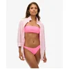 Image de Superdry Femme Haut de Bikini Bandeau à Logo Rose Taille: 44