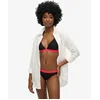 Image de Superdry Femme Haut de Bikini Triangle élastiqué Noir Taille: 36